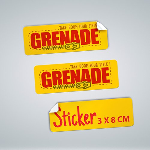 Sticker Label - 3 x 8 cm
